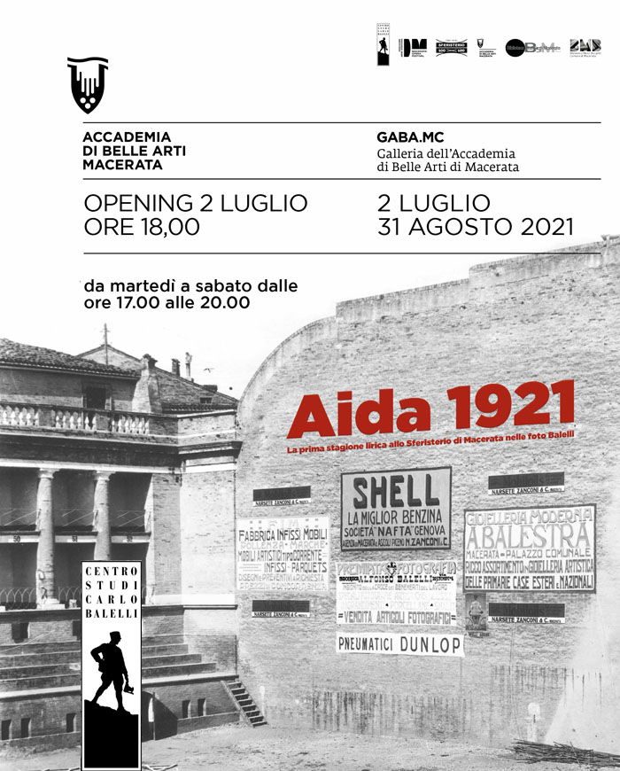 Aida 1921 - La prima stagione lirica allo Sferisterio di  Macerata nelle foto Balelli