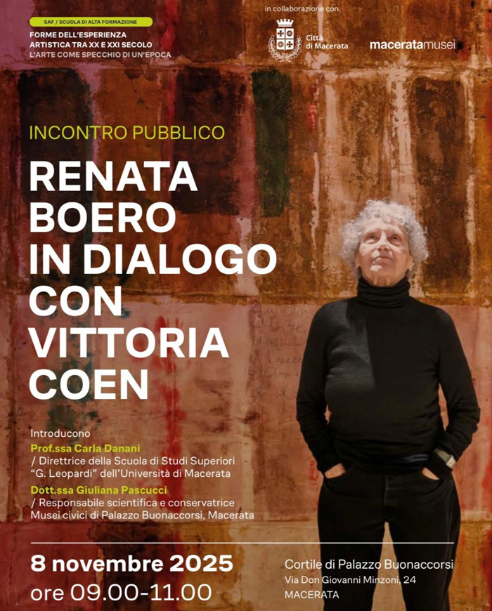Renata Boero in dialogo con Vittoria Coen