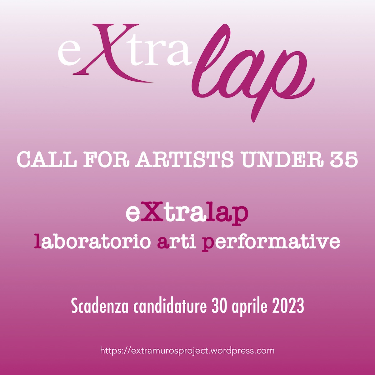 eXtralap - laboratorio di arti performative