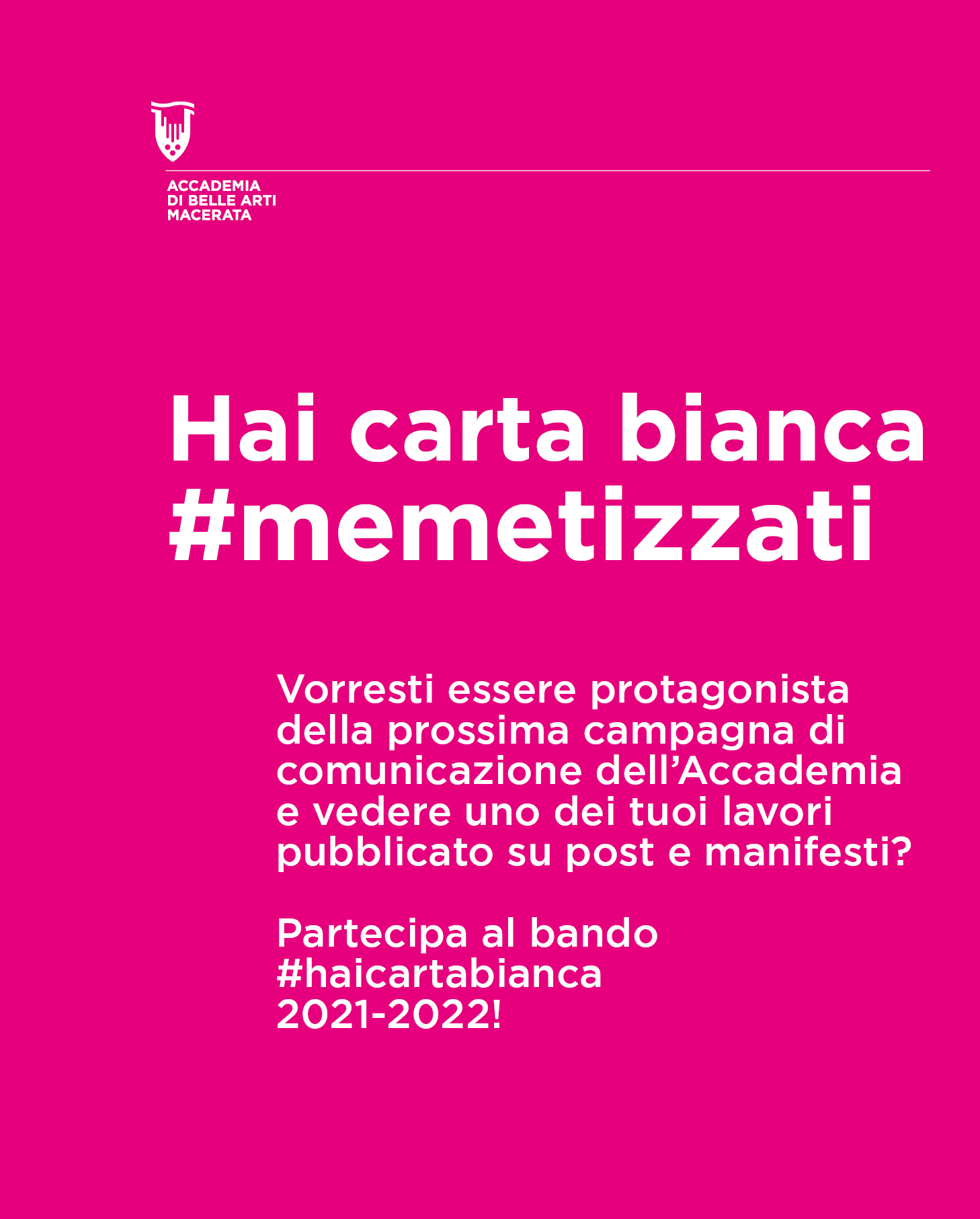 CAMPAGNA ISCRIZIONI ABAMC 2021/2022