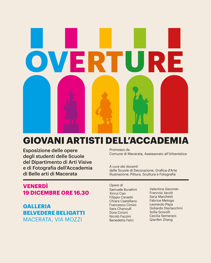 Overture, giovani artisti dell'Accademia