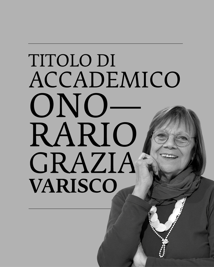 Grazia Varisco Accademico Onorario 2024 e mostra Esperienze d’Arte in gioco