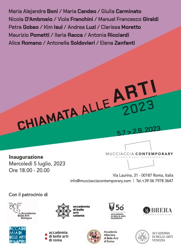 CHIAMATA ALLE ARTI | 2023