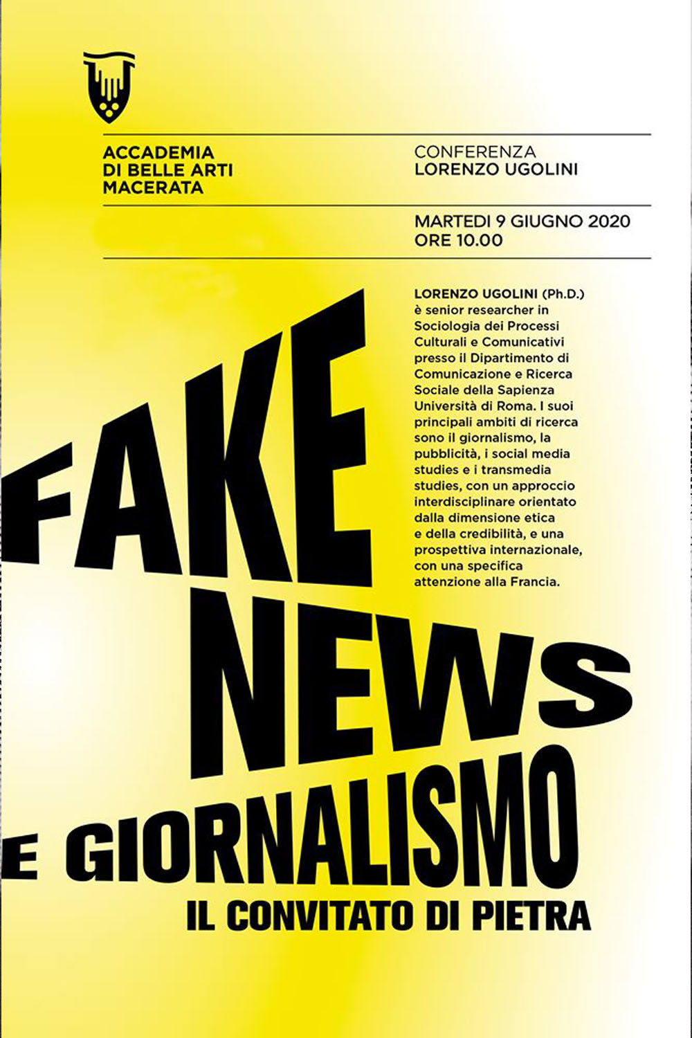 FAKE NEWS e GIORNALISMO - IL CONVITATO di PIETRA