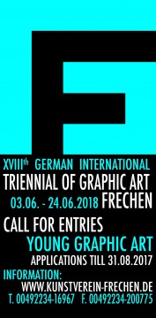 CALL FOR ENTRIES - XVIIIth german international exhibition of graphic art 2018