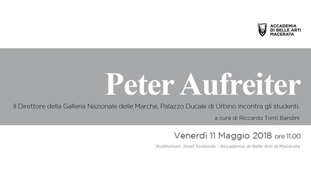 Peter Aufreiter incontra gli studenti