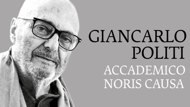 Giancarlo Politi Accademico Honoris Causa