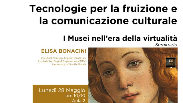 Tecnologie per la fruizione e la comunicazione culturale